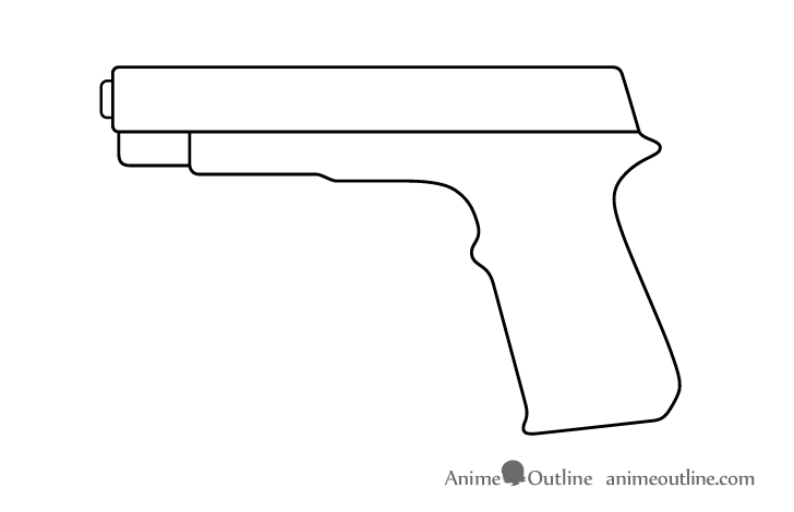Gun grip drawing