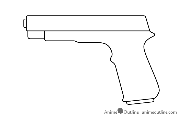 Gun magazine drawing