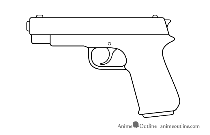 Gun hammer drawing