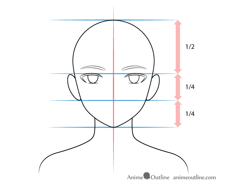 Anime woman ears drawing