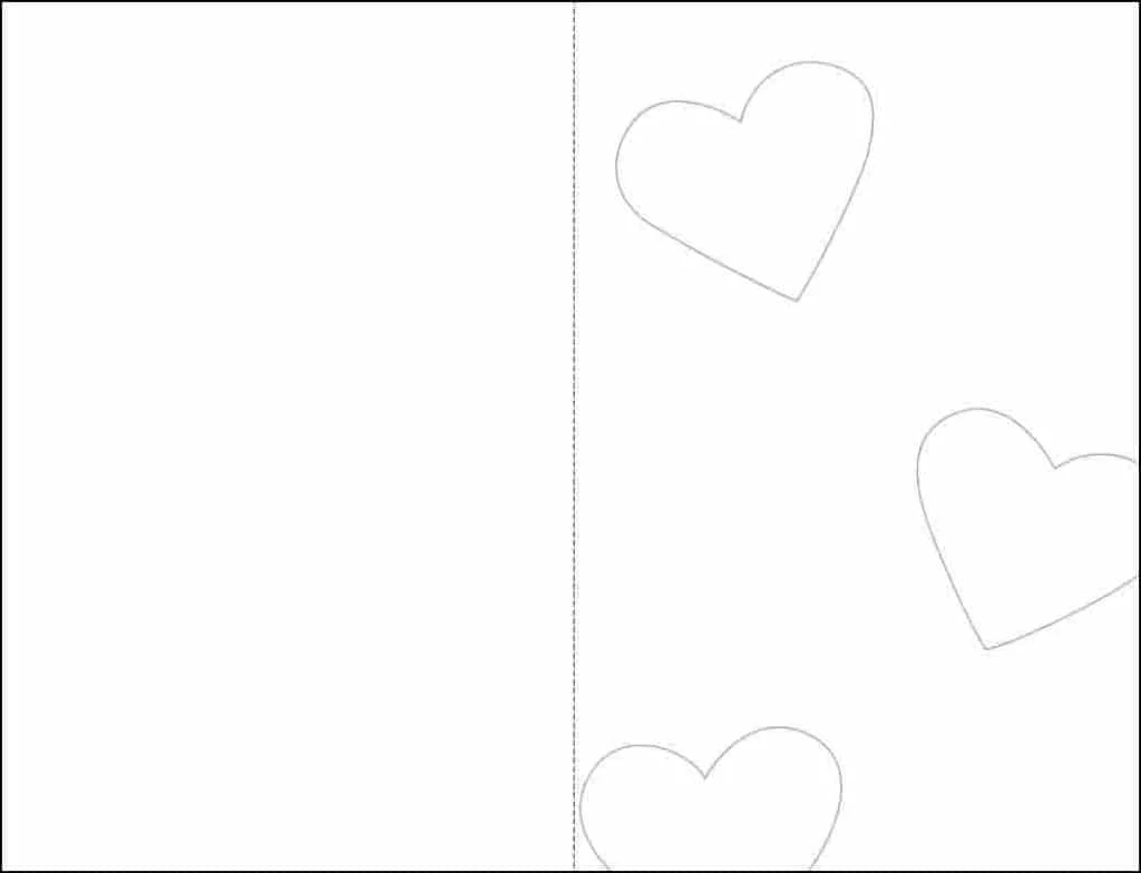 Heart Drawing Ideas Coloring page, available as a free download.