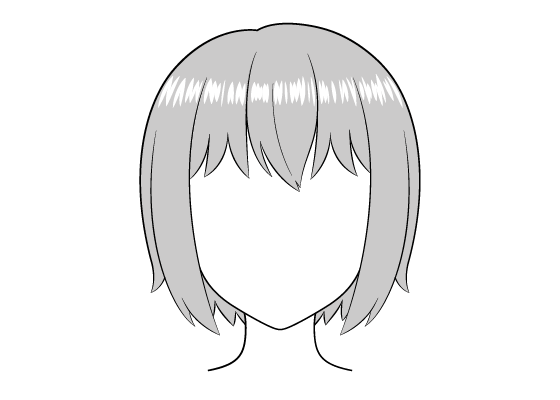 Different Ways to Draw Anime Hair Highlights
