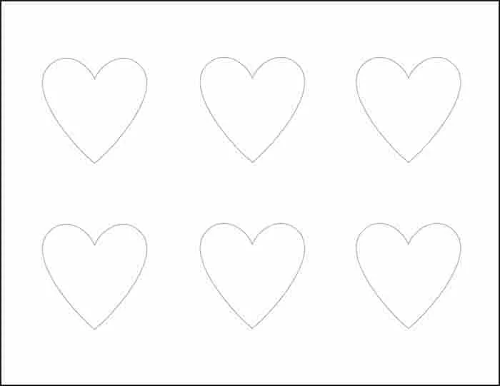 A Heart Coloring page, available as a free printable.