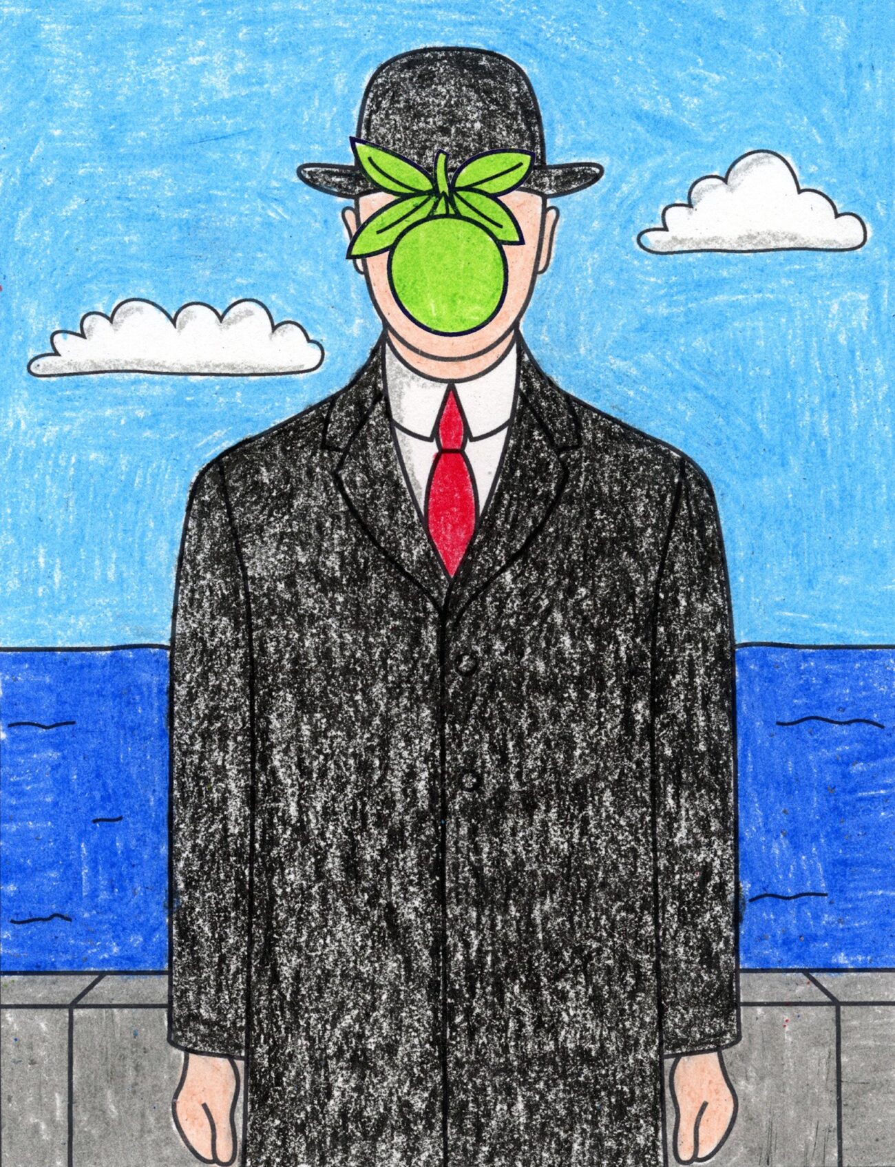 Rene Magritte for Kids Easy Art Lesson (You can Draw Like Magritte!)