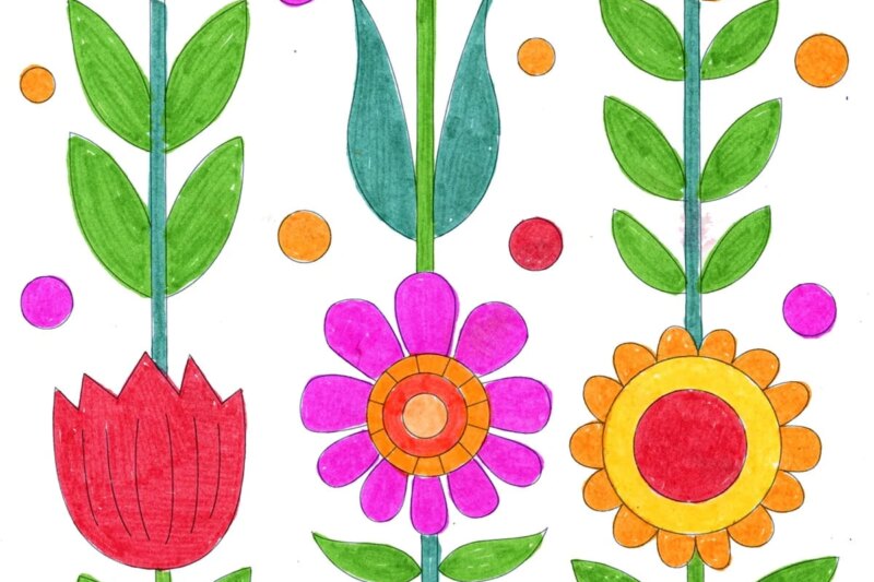 Easy Step-by-Step Art Lesson for Kids