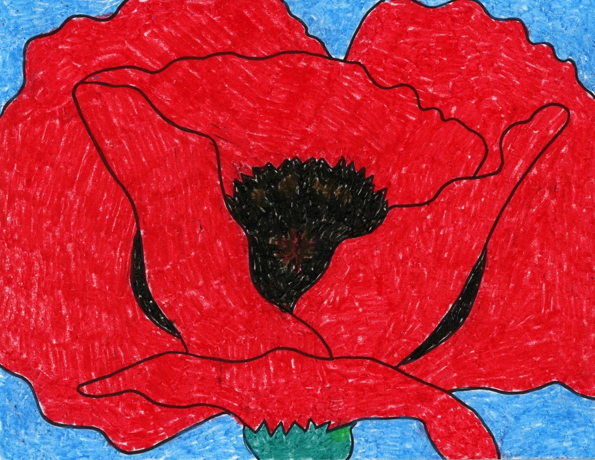 Learn how to draw like Georgia O’Keeffe with the help of a step by step tutorial.