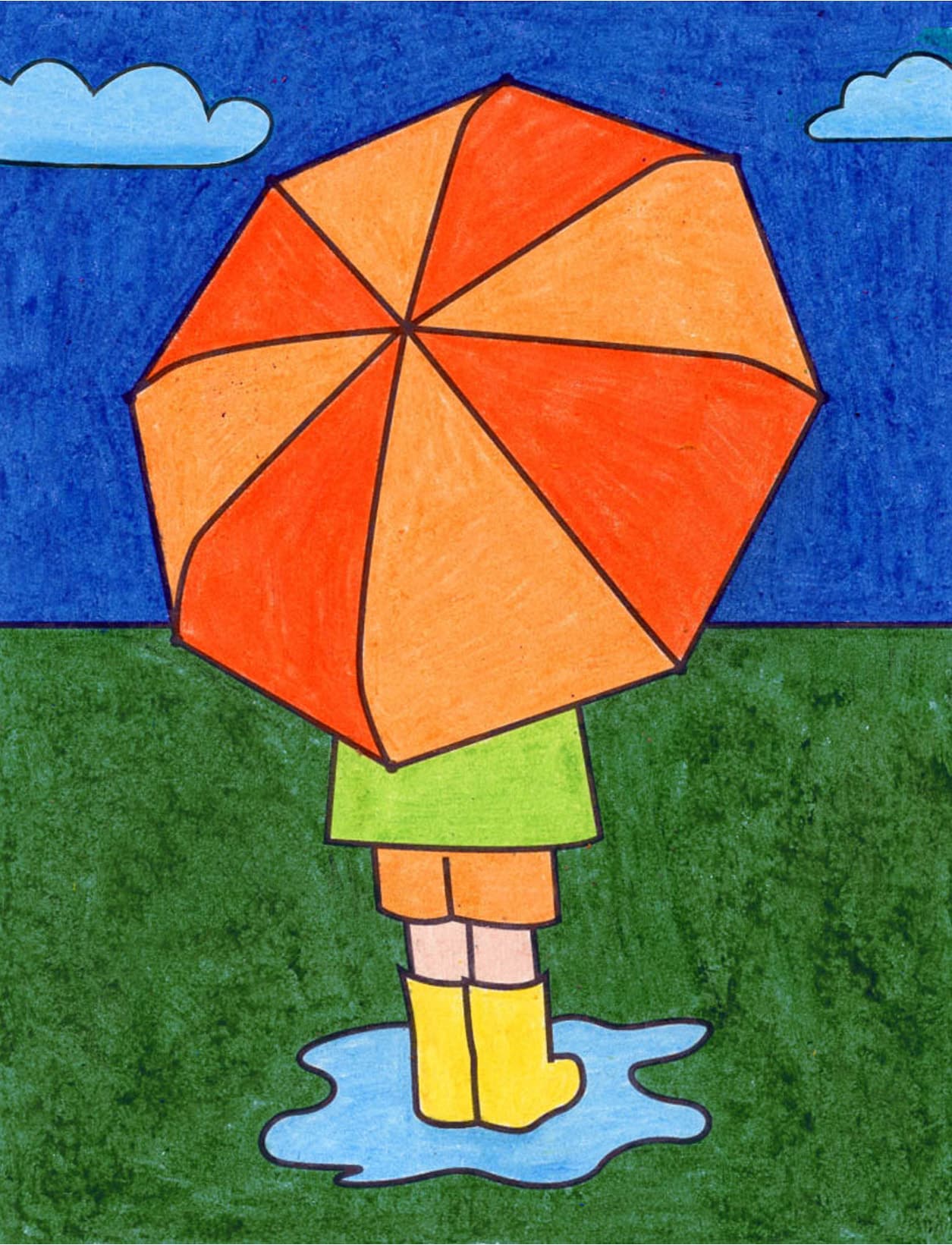 Rainy Day Art Project for Kids