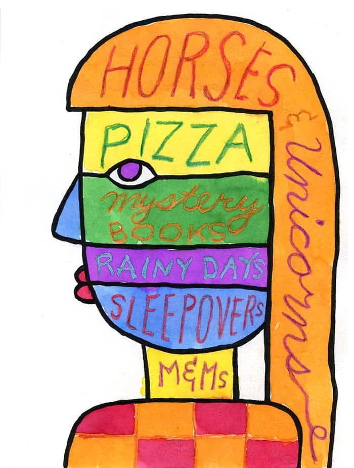 A self portrait art lesson for elementary students, made with the help of an easy step by step tutorial.