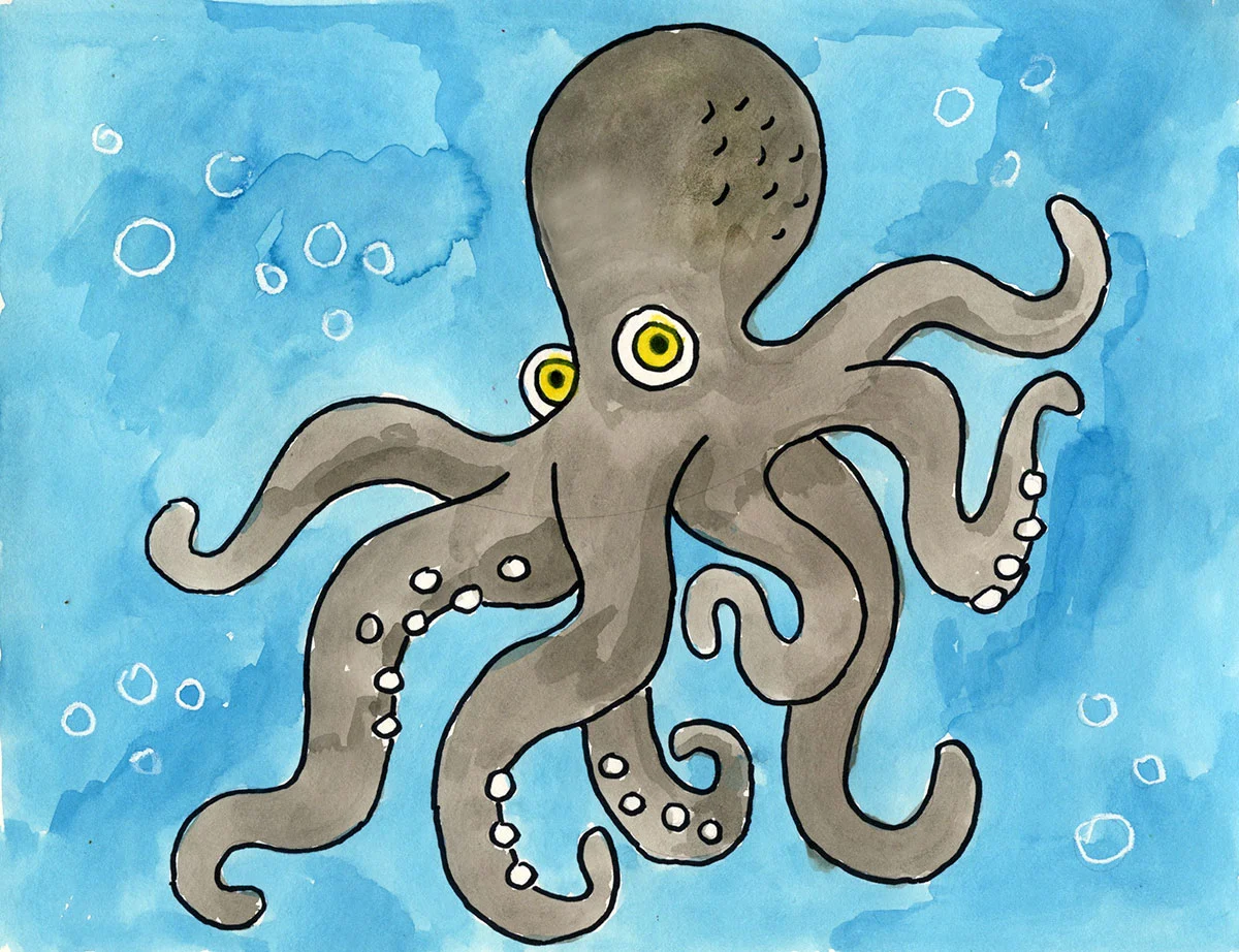 Easy Step-by-Step Art Lesson for Kids