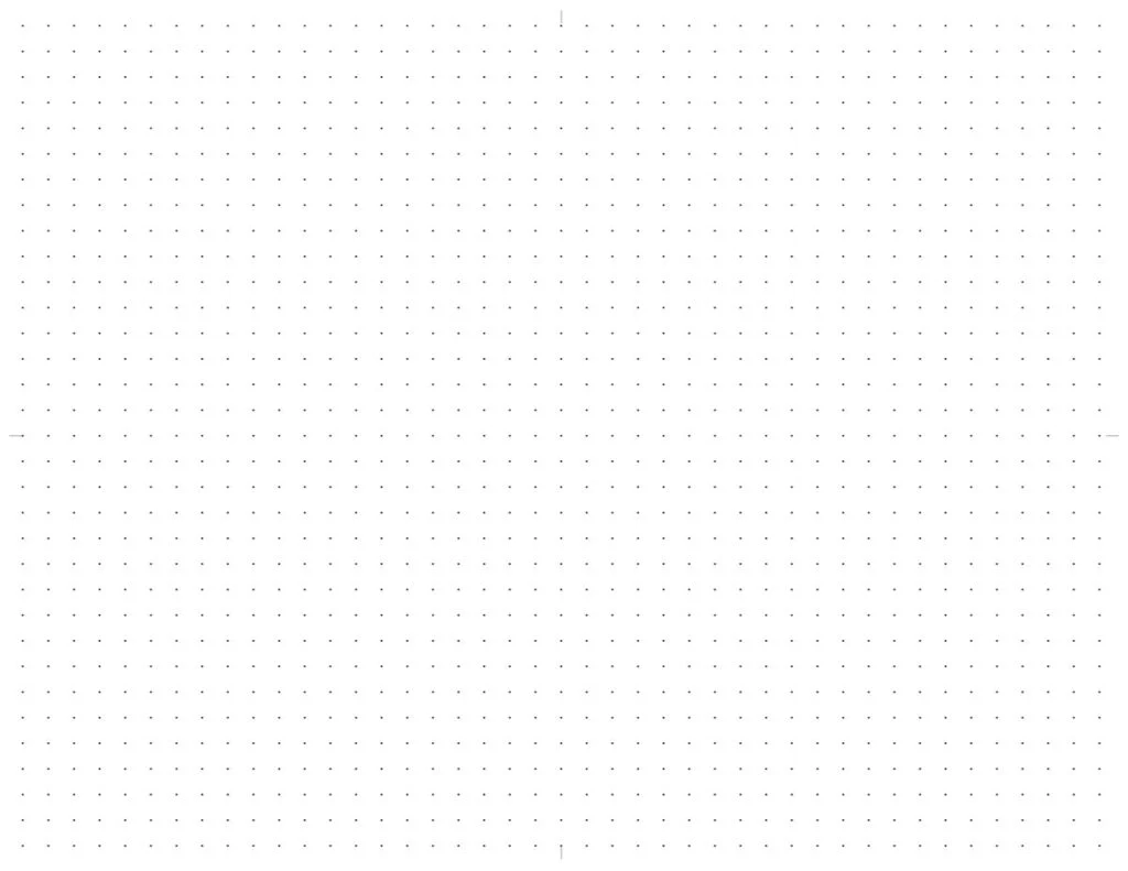 Dot grid template for students to draw like artist Stephen Wiltshire and create a detailed cityscape